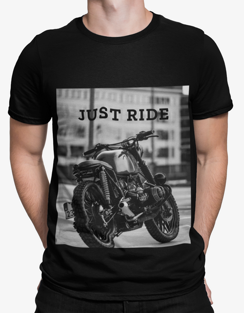 Load image into Gallery viewer, Just Ride Heavy Cotton T-Shirt
